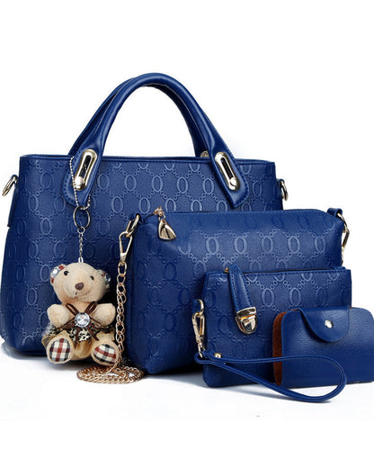 Handtasche mit vierteiligem Set