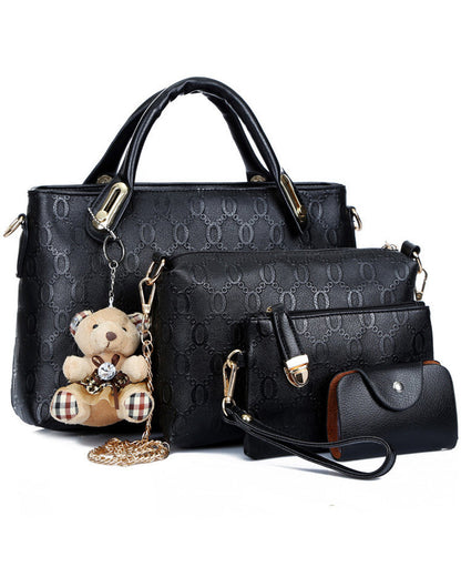 Handtasche mit vierteiligem Set