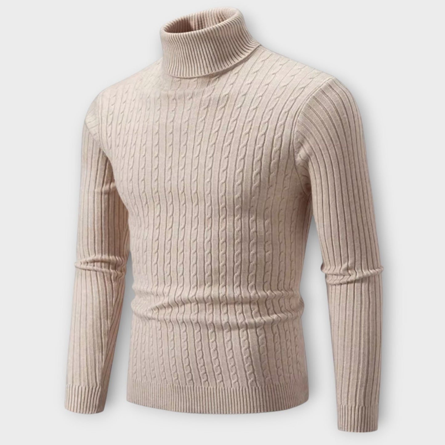 Enzo - Warmer Strickpullover mit Rollkragen