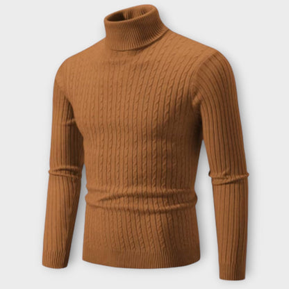 Enzo - Warmer Strickpullover mit Rollkragen