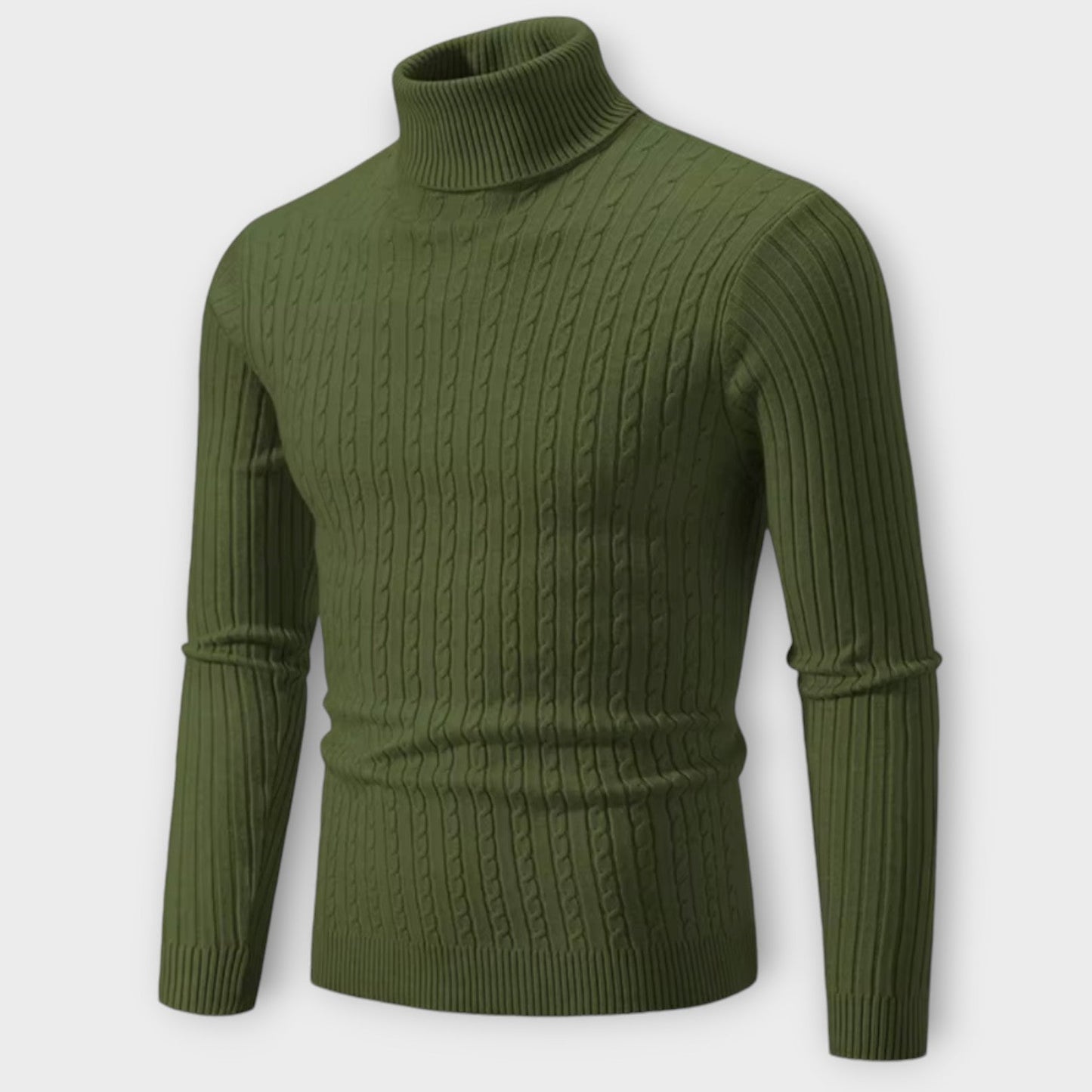 Enzo - Warmer Strickpullover mit Rollkragen