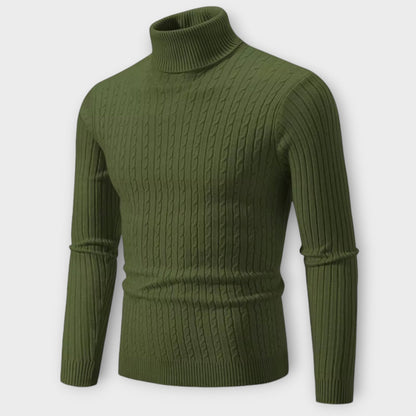 Enzo - Warmer Strickpullover mit Rollkragen