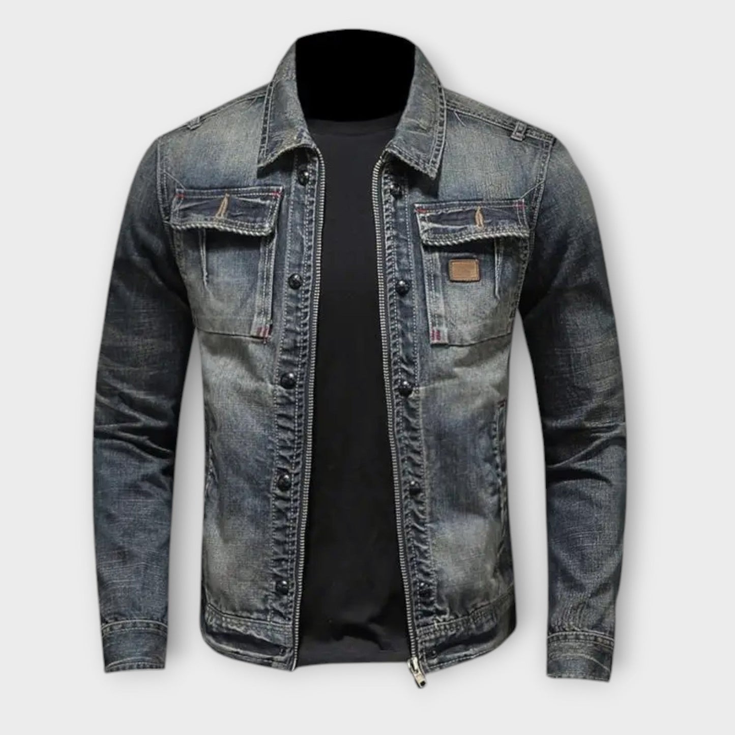 Carl - Retrojacke aus 100% Denim