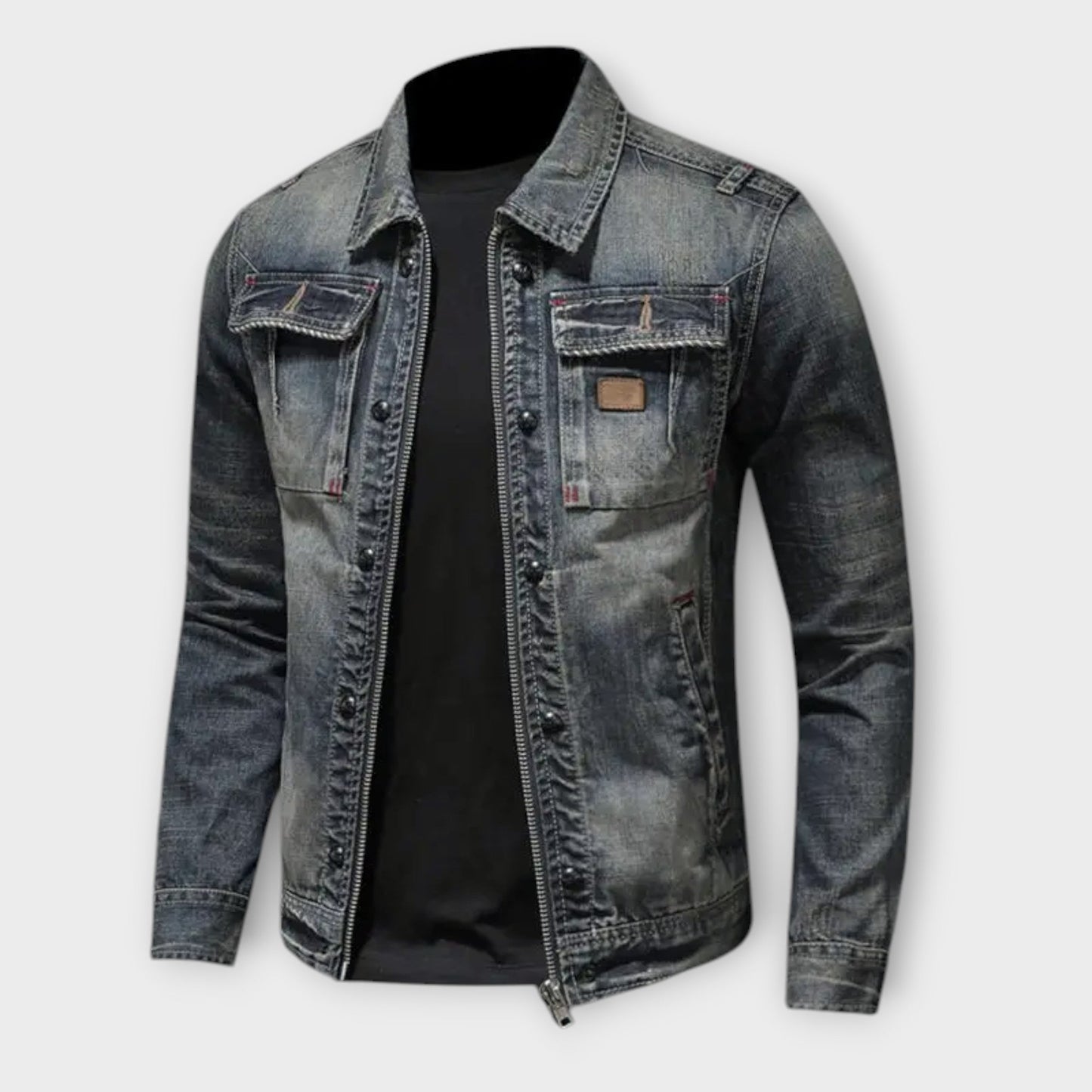 Carl - Retrojacke aus 100% Denim