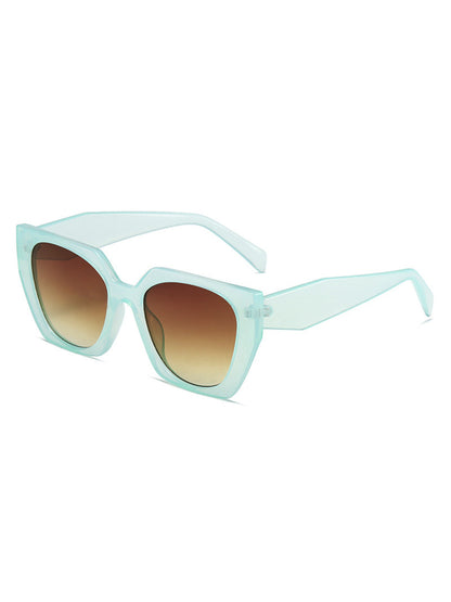 Retro Gradient Square Frame Sonnenbrille