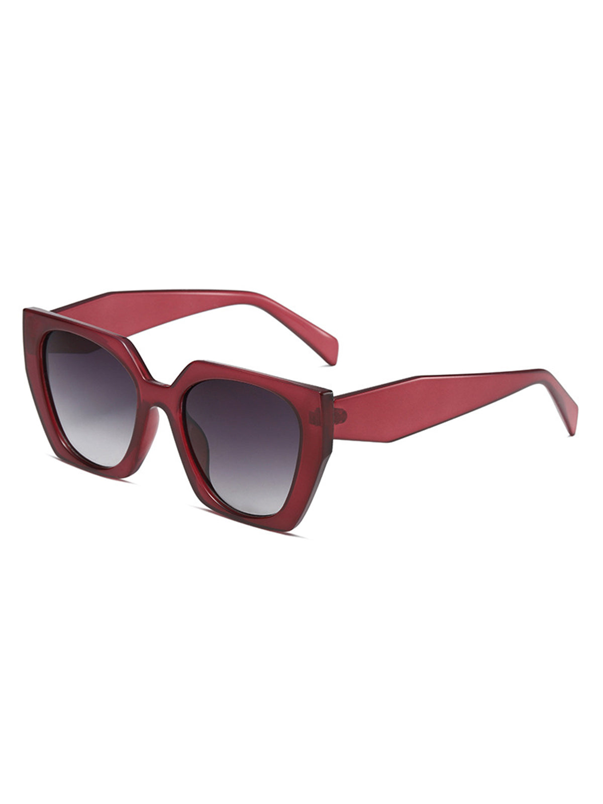 Retro Gradient Square Frame Sonnenbrille