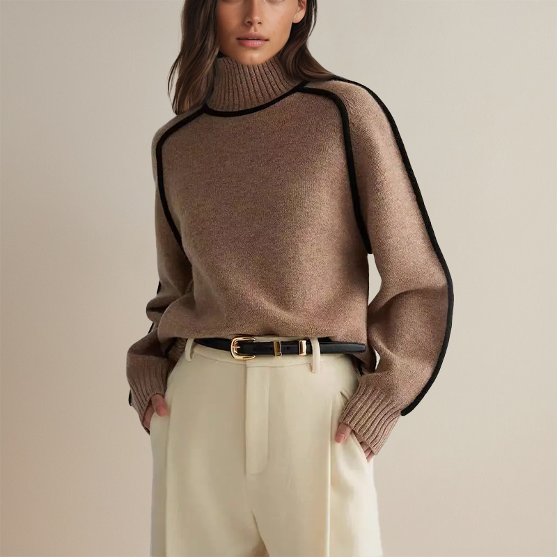 Emilie - Weicher & eleganter Rollkragenpullover